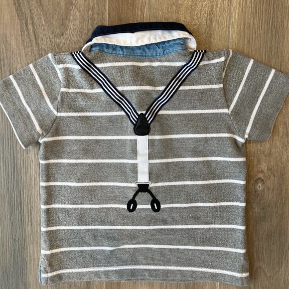 MINICLASIX Boys Suspender Polo NWOT 18 mos. - Picture 2 of 7